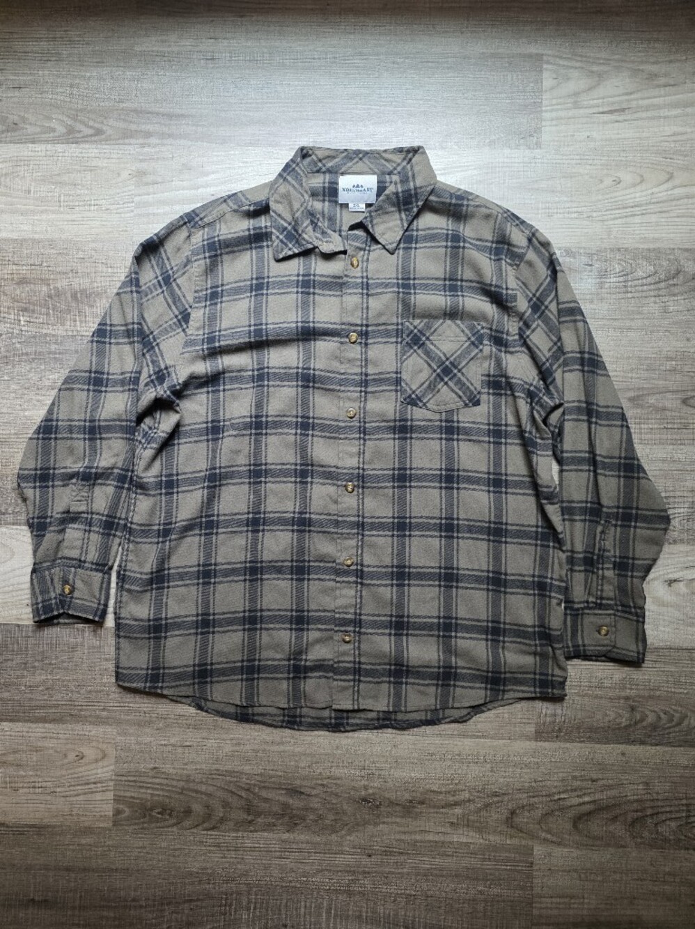 Northeast Outfitters Mens Olive Flannel